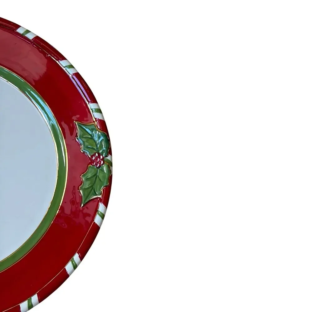 Christopher Radko Letters To Santa Home For The Holidays Dinner Plate 11in
